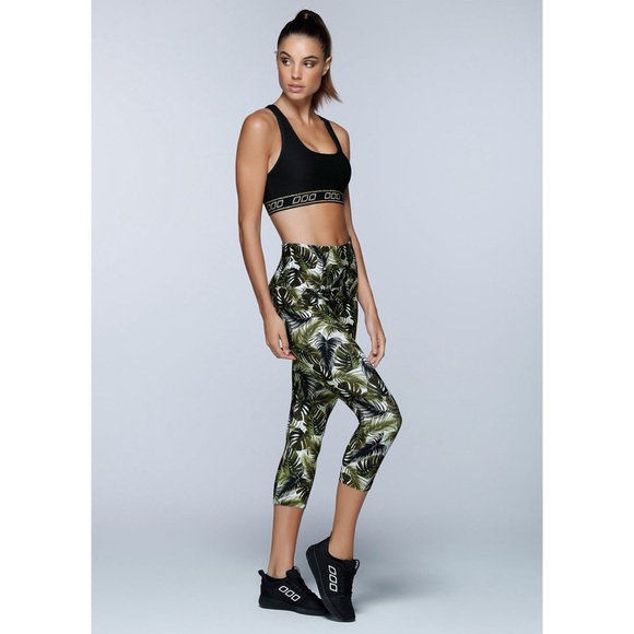 LORNA JANE Vintage Palm Support 7/8 Tights Leggings Size Large?? - Picture 3 of 16